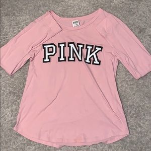 Light pink, pink (the brand) long sleeve shirt